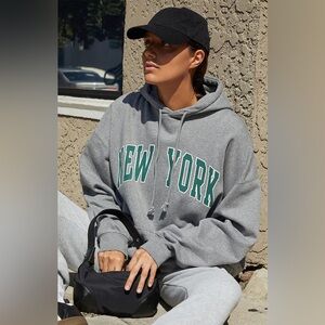 Brandy Melville John Galt New York Hoodie